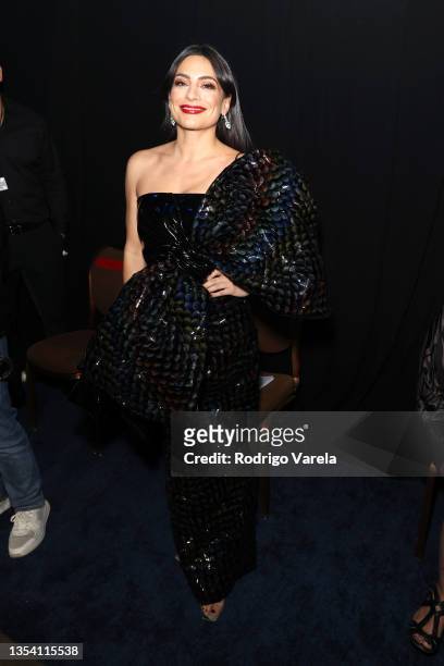 Co-host Ana Brenda Contreras attends The 22nd Annual Latin GRAMMY Awards at MGM Grand Garden Arena on November 18, 2021 in Las Vegas, Nevada.