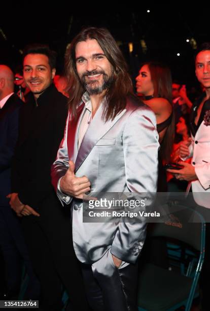 Juanes attends The 22nd Annual Latin GRAMMY Awards at MGM Grand Garden Arena on November 18, 2021 in Las Vegas, Nevada.