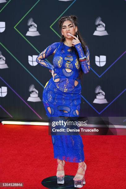 Paloma Mami attends The 22nd Annual Latin GRAMMY Awards at MGM Grand Garden Arena on November 18, 2021 in Las Vegas, Nevada.