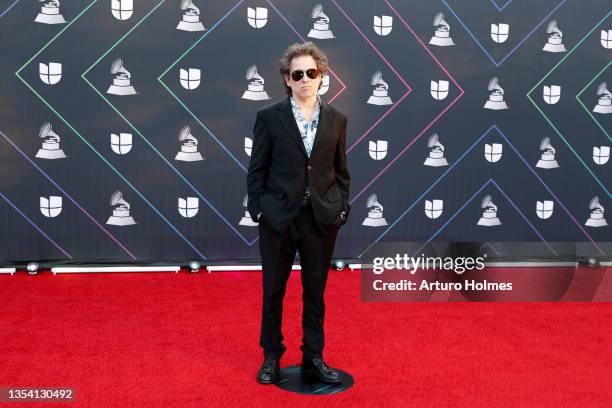 Andrés Calamaro attends The 22nd Annual Latin GRAMMY Awards at MGM Grand Garden Arena on November 18, 2021 in Las Vegas, Nevada.