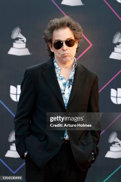 Andrés Calamaro attends The 22nd Annual Latin GRAMMY Awards at MGM Grand Garden Arena on November 18, 2021 in Las Vegas, Nevada.