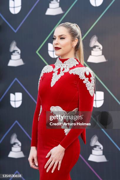 Daniela di Giacomo attends The 22nd Annual Latin GRAMMY Awards at MGM Grand Garden Arena on November 18, 2021 in Las Vegas, Nevada.