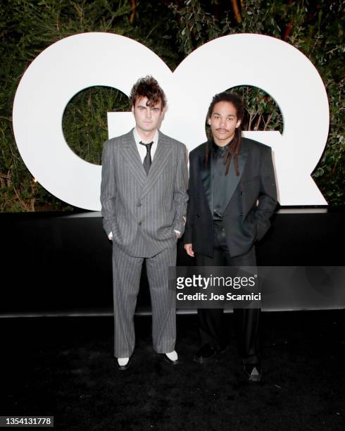 Duke Nicholson and Luka Sabbat attend the 2021 GQ Men of the Year Party at the West Hollywood EDITION on November 18, 2021 in West Hollywood,...