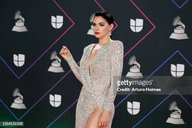 Livia Brito attends The 22nd Annual Latin GRAMMY Awards at MGM Grand Garden Arena on November 18, 2021 in Las Vegas, Nevada.