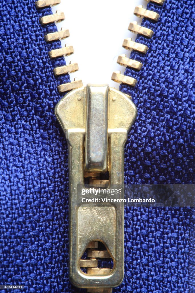 Simple Zipper Zipper Closeup High-Res Stock Photo - Getty Images