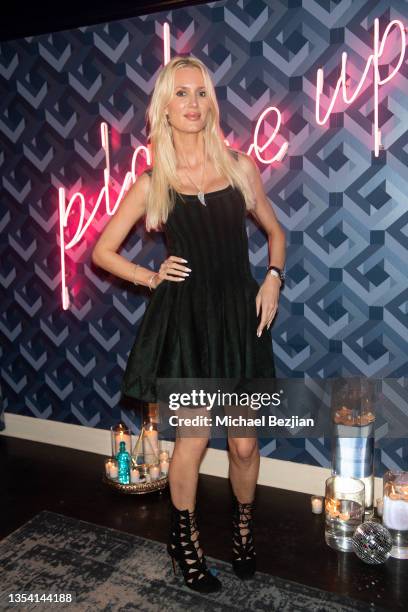 Celesta Hodge attends Upkeep Launch Party on November 18, 2021 in West Hollywood, California.