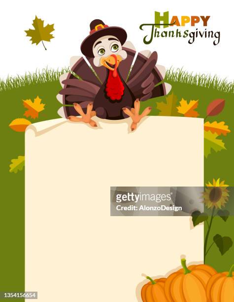 ilustraciones, imágenes clip art, dibujos animados e iconos de stock de feliz día de acción de gracias diseño conceptual - thanksgiving cartoon