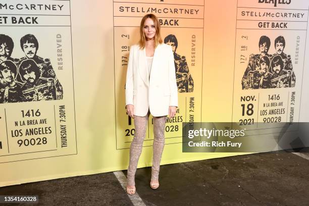 Stella McCartney attends the Stella McCartney "Get Back" Capsule Collection and documentary release of Peter Jackson's "Get Back" at The Jim Henson...