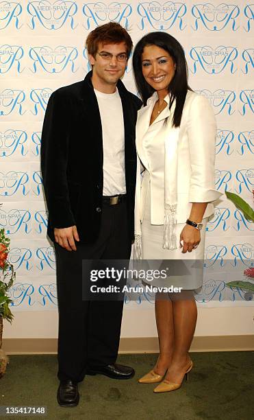 John Demaria and Rashel Pouri, director of MediSpa