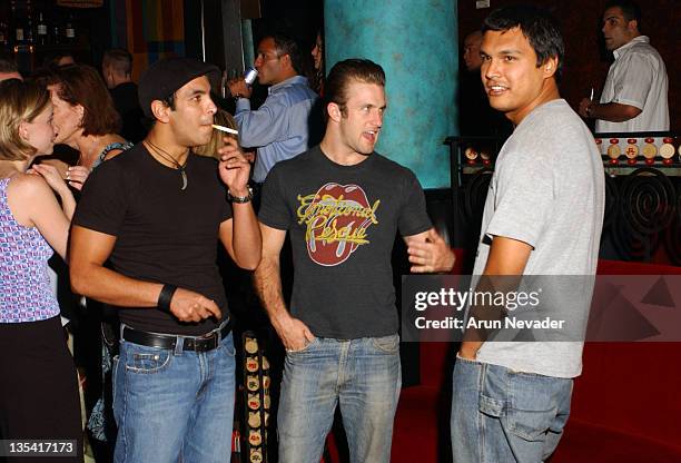 Adam Beach, Scott Caan, director of "Dallas 362" and Val Lauren