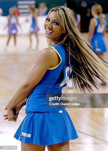 Jodie Marsh during The Celebrity Netball 7's at Crystal Palace Sports Centre in London, Great Britain.