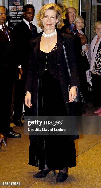 Juliet Stevenson during The Times BFI 50th London Film Festival - "Infamous" London Premiere at Odeon West End 2 in London, Great Britain.