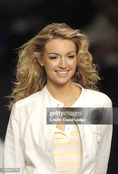 Miss Ireland Rosanna Davison wearing Paul Costelloe