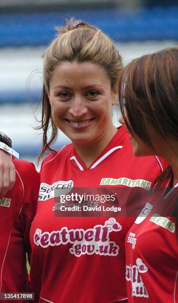 Rebecca Loos during Soccer Six at Birmingham City Football Club - May 14, 2006 at St Andrews Stadium in Birmingham, Great Britain.