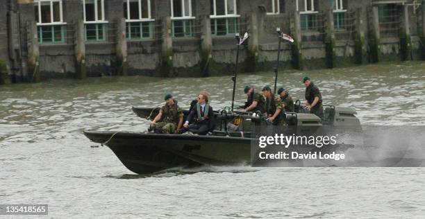 Daniel Craig during Daniel Craig Unveiled as the New James Bond in "Casino Royale" - Photocall at HMS President 72, St Katharine's Way E1 in London,...