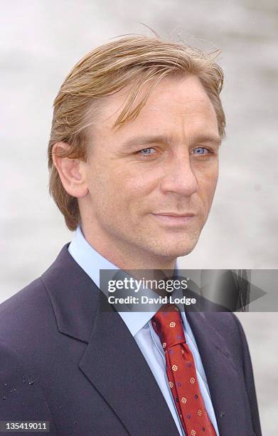 Daniel Craig during Daniel Craig Unveiled as the New James Bond in "Casino Royale" - Photocall at HMS President 72, St Katharine's Way E1 in London,...