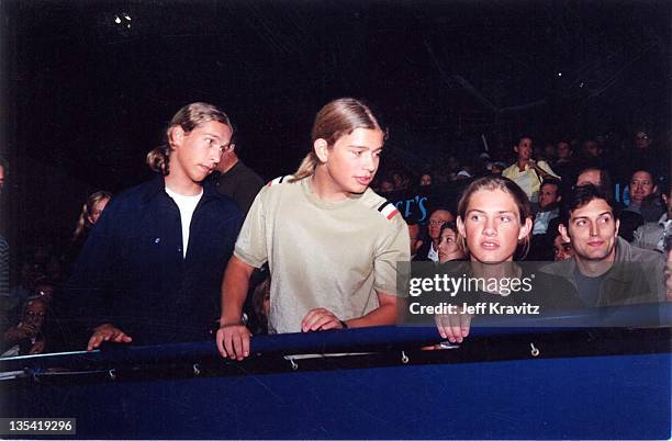 Isaac Hanson, Taylor Hanson and Zac Hanson of Hanson