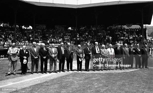 To R0 Baseball Hall of Famers Red Ruffing, Casey Stengel, Heinie Manush, Sam Rice, Edd Roush, Max Carey, Joe Cronin, Ray Schalk, Charlie Gehringer,...