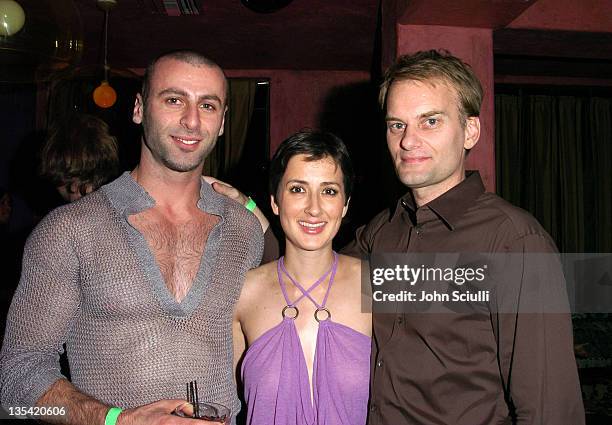 Rami Kashou,designer, Anna Getty and Gergory Pruss