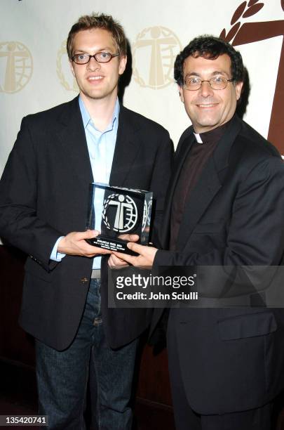 Christopher Carlson and Father Frank during The 2004 Humanitas Prize Ceremony at The Hilton Universal Hotel in Universal City, California, United...