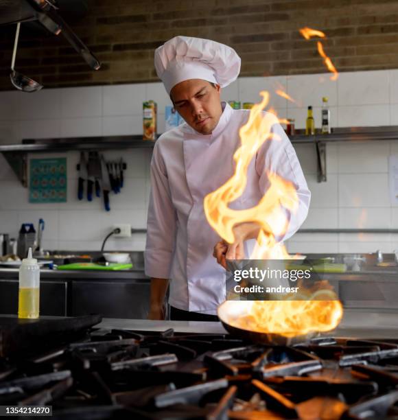 2,112 Chef Cooking Flame Stock Photos, High-Res Pictures, and Images ...