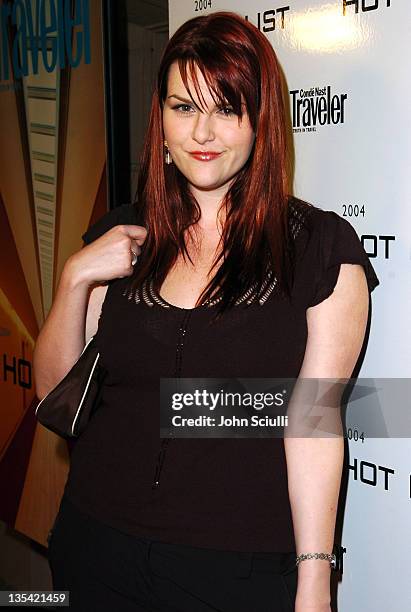 Sara Rue during Conde Nast Traveler Hot Nights Los Angeles - Red Carpet at Spider Club in Hollywood, California, United States.