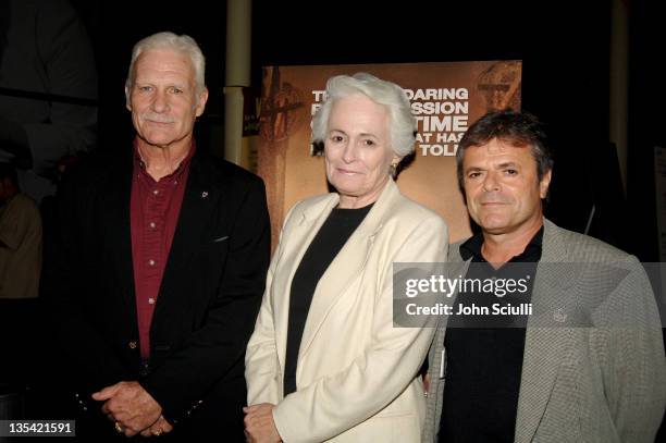 Dale Dye, director, Jean Picker Firstenberg and Martin Katz, producer