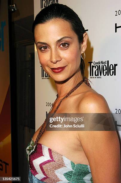 Catherine Bell during Conde Nast Traveler Hot Nights Los Angeles - Red Carpet at Spider Club in Hollywood, California, United States.