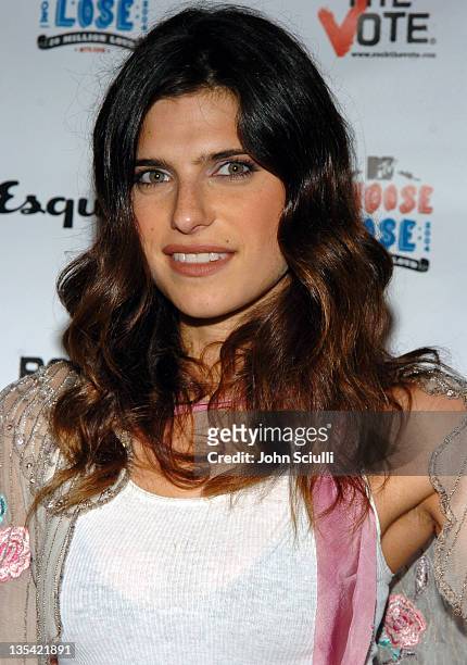 Lake Bell during Esquire House Hosts Young Hollywood "Rock The Vote" Party - Arrivals at The Esquire House, Los Angeles in Beverly Hills, California,...