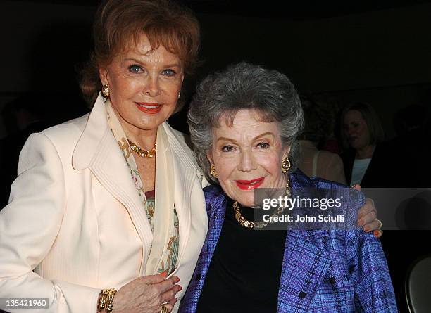 Rhonda Fleming and Vera Brown during PATH Presents 20 Years of Giving at Beverly Hills Hotel in Beverly Hills, California, United States.