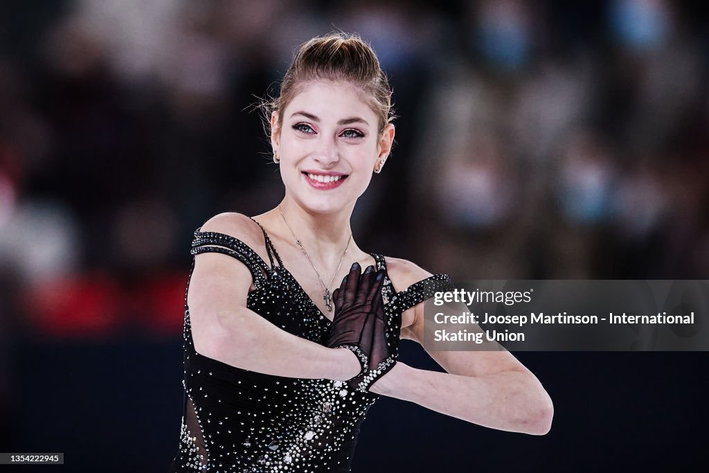 Alena Kostornaia of Russia competes in the Women's Short Program Alena Kostornaia of Russia competes in the Women's Short Program