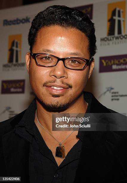 Terrence Howard during 9th Annual Hollywood Film Festival Awards Gala Ceremony - Red Carpet at Beverly Hilton in Los Angeles, California, United...