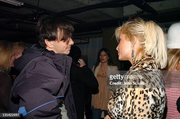 Donovan Leitch and Paris Hilton during 2005 Park City - Motorola Late Night Lounge Sponsored by Motorola and Splinter Cell Chaos Theory at Motorola...