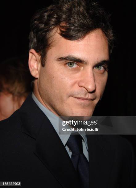 Joaquin Phoenix during 9th Annual Hollywood Film Festival Awards Gala Ceremony - Red Carpet at Beverly Hilton in Los Angeles, California, United...