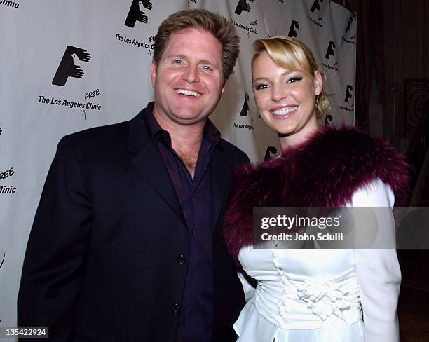 Stephen McPherson, President of ABC Entertainment and Katherine Heigl