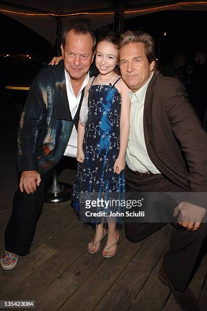 Terry Gilliam, director, Jodelle Ferland and Jeff Bridges