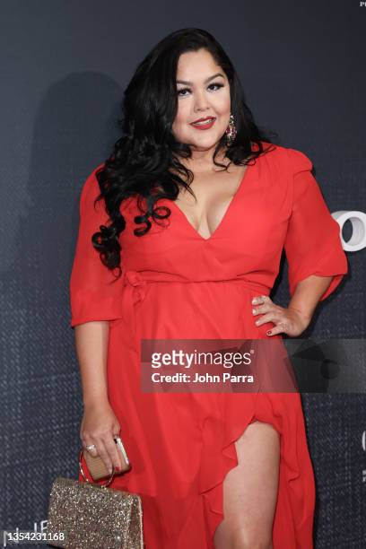 Wendolee arrives at Sony Music Latin's Official El AfterParty on November 19, 2021 in Las Vegas, Nevada.