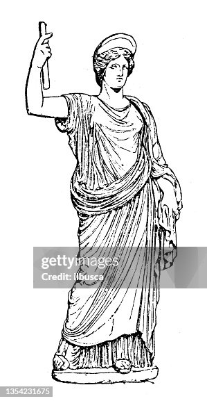 Antique illustration: Juno (mythology) Antique illustration: Juno (mythology)