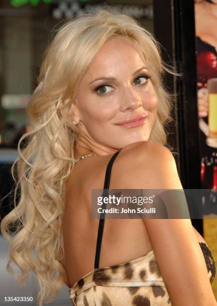 Simona Fusco Stratten during "Beerfest" Los Angeles Premiere - Arrivals at Grauman's Chinese in Hollywood, California, United States.
