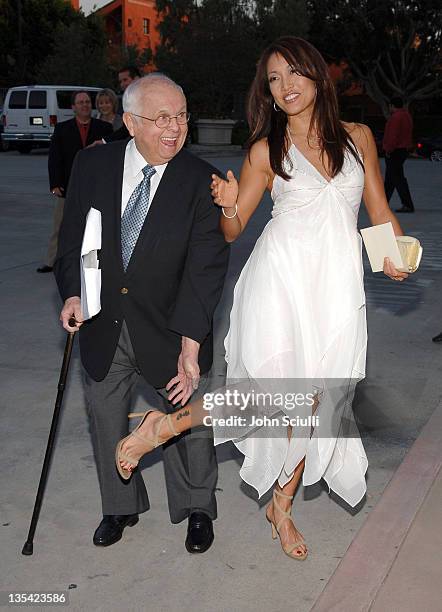 Johnny Grant and Carrie Ann Inaba during Grand Opening Of The Assistance League "Leeza's Place" In Hollywood in Los Angeles, CA, United States.