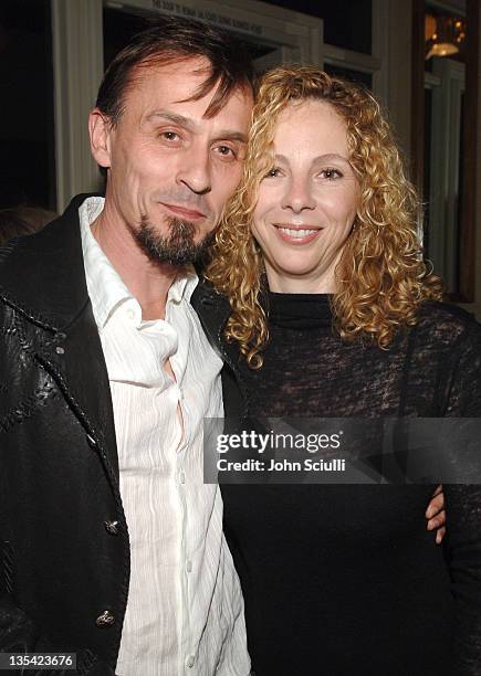 Robert Knepper and Tori Knepper during Visa, Rebecca De Mornay and Alan Finkelstein Host Cocktail Reception For FINCA - April 11, 2006 at Bridge...