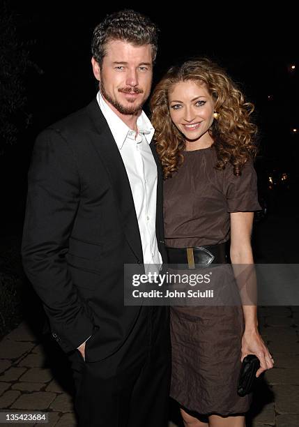 Eric Dane and Rebecca Gayheart during Esquire Magazine Unveils the 'Esquire House 360' with an Opening Night Celebration to Benefit 'The Art of...