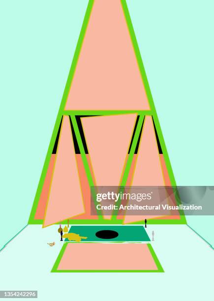 meditation cabin post-production layer for modifying the base render image and extracting individual elements - log cabin interior stock illustrations