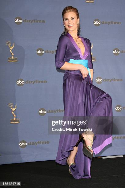 Gina Tognoni during The 33rd Annual Daytime Emmy Awards - Press Room at Hollywood Kodak Theater in Hollywood, California, United States.