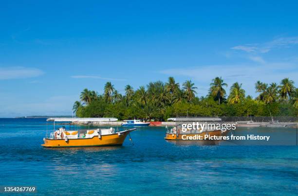 Asia's smallest and least-known nation, the Republic of Maldives, lies scattered from north to south across a 750-kilometre sweep of the Indian Ocean...