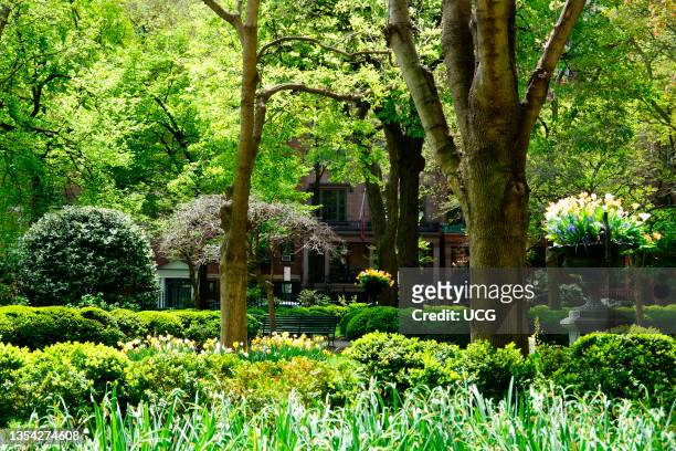 View of Gramercy Park, New York City.