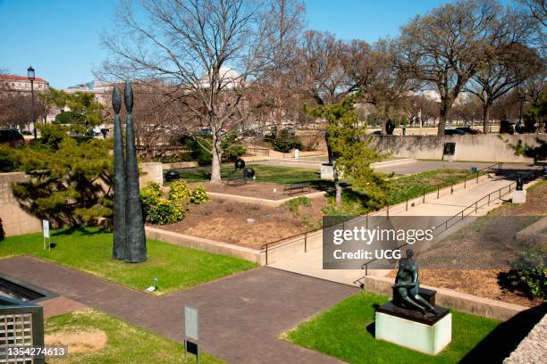 Sculpture Garden of the Hirshorn Museum; Washington; D.C..