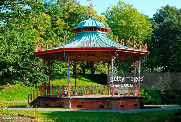 The Victorian bandstand in sefton park, Liverpool, England, which is said to be the inspiration for The Beatles' song Sgt Peppers Lonely Hearts Club...