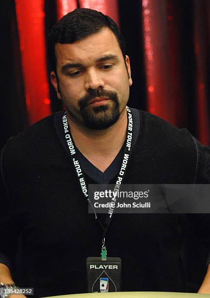 Ricardo Chavira during 2007 World Poker Tour Celebrity Invitational - Inside and Cocktail Party at Commerce Casino in Commerce, California, United...