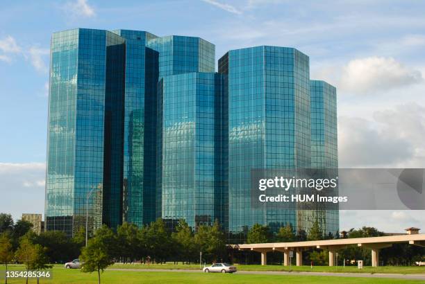 The IBM glass office building in the Las Colinas area of Irving, TX.